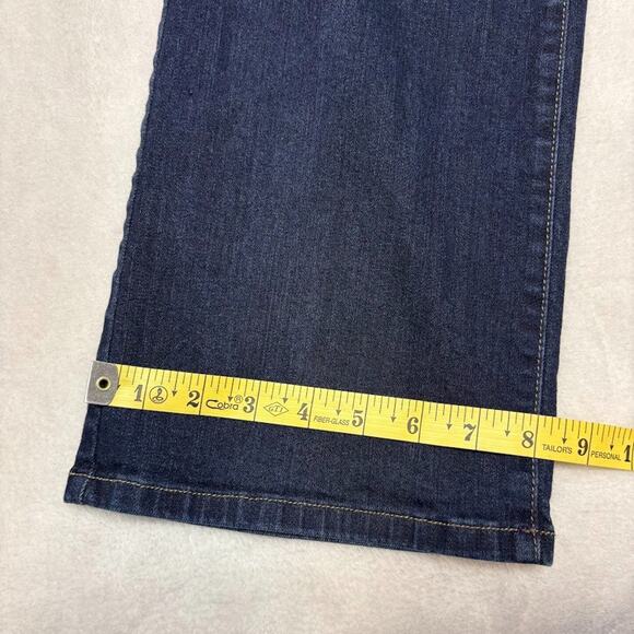 NYDJ Jeans Marilyn Mini Boot High Rise Dark Wash Blue Jeans Womens Size 14W - Picture 12 of 12